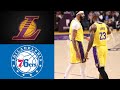 Lakers vs 76ers  lakers gametimetv  lakers highlights