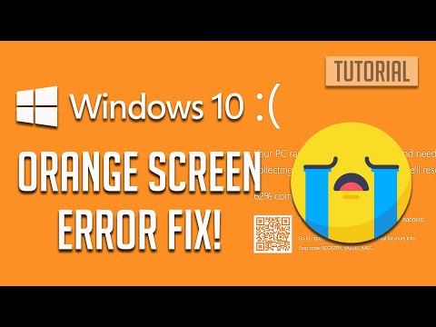 How to Fix Windows 10 Orange Screen Of Death OSOD Error [COMPLETE FIX]