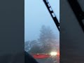 Foggy Evening Mountain Drive through the Santa Cruz, California Mountains at Twilight #shorts