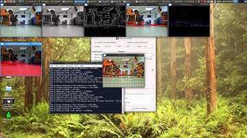 Binary floor segmentation through Hough-transform horizon line search - Test #2