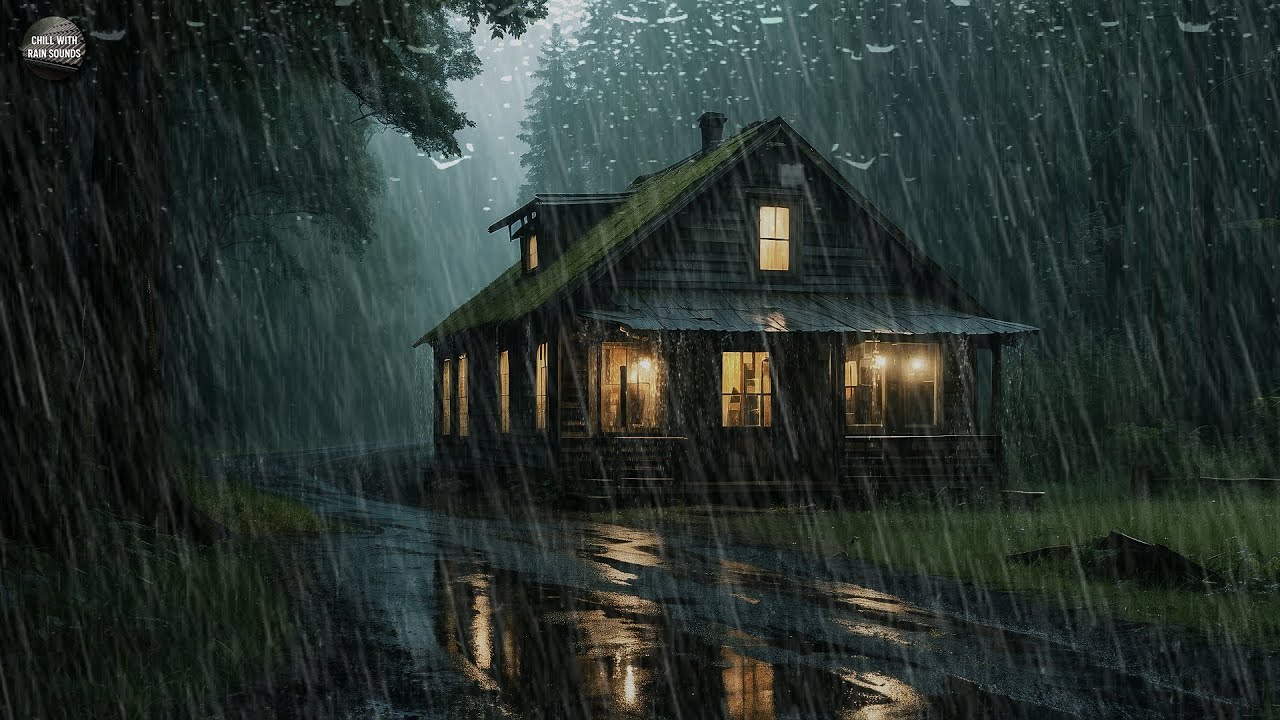 Sleep Instantly in 4 Minutes with Heavy Rain & Campfire, Thunder on Ancient Tent in Forest at Night⚡ Sleep Instantly in 4 Minutes with Heavy Rain & Campfire, Thunder on Ancient Tent in Forest at Night⚡