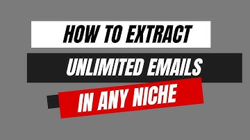 How To Extract Unlimited Emails in any Niche - Best Email extractor software 2025