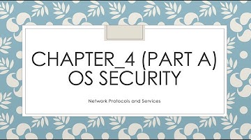 (Network Protocols and Services)Ch 4A