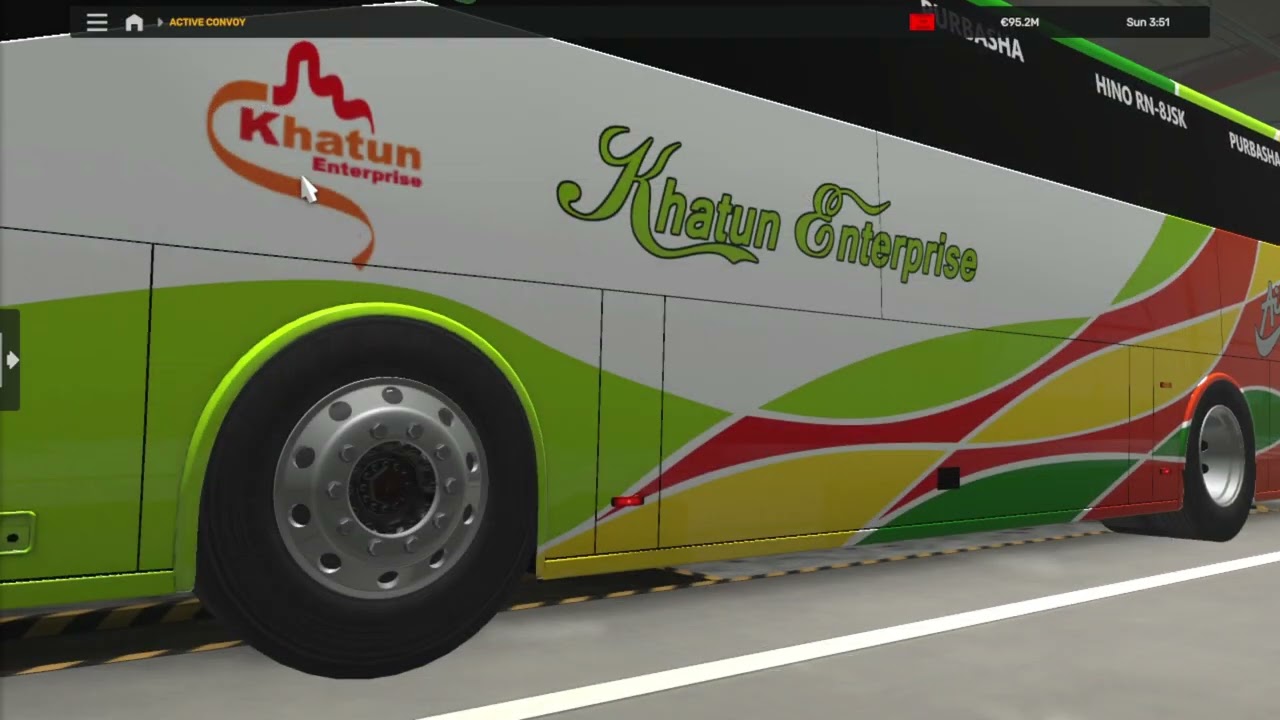 #ETS2 Route:-Chittagong To Dhaka.Tourmate:-Purbasha Paribahan RN8