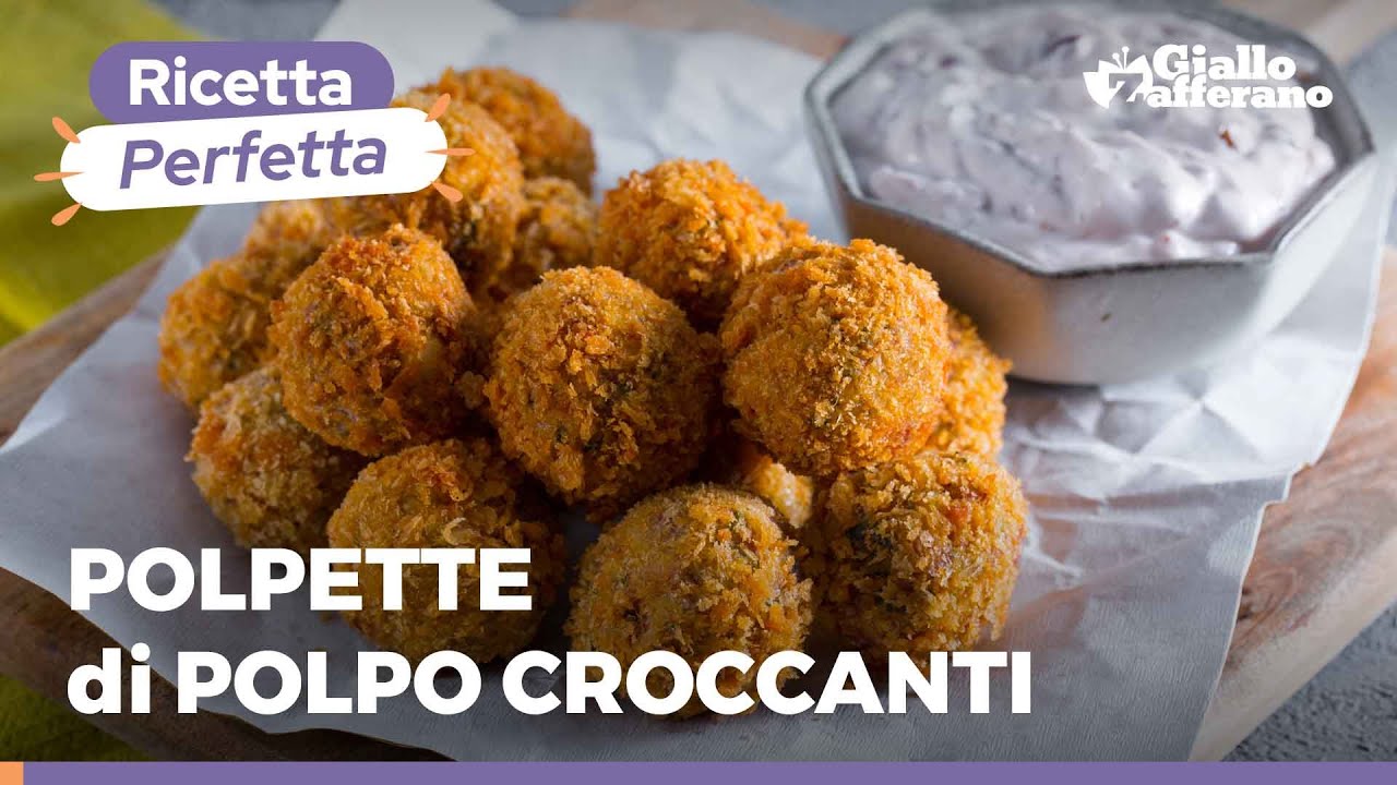 POLPETTE DI POLPO 🐙  INCREDIBILMENTE CROCCANTI e SAPORITE, vi faranno girare la testa! 🤩😋😵