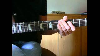 Johnny Winter guitar lesson "Memory Pain" Closeup & slowdown chords