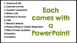 Biology Digital Interactive Notes