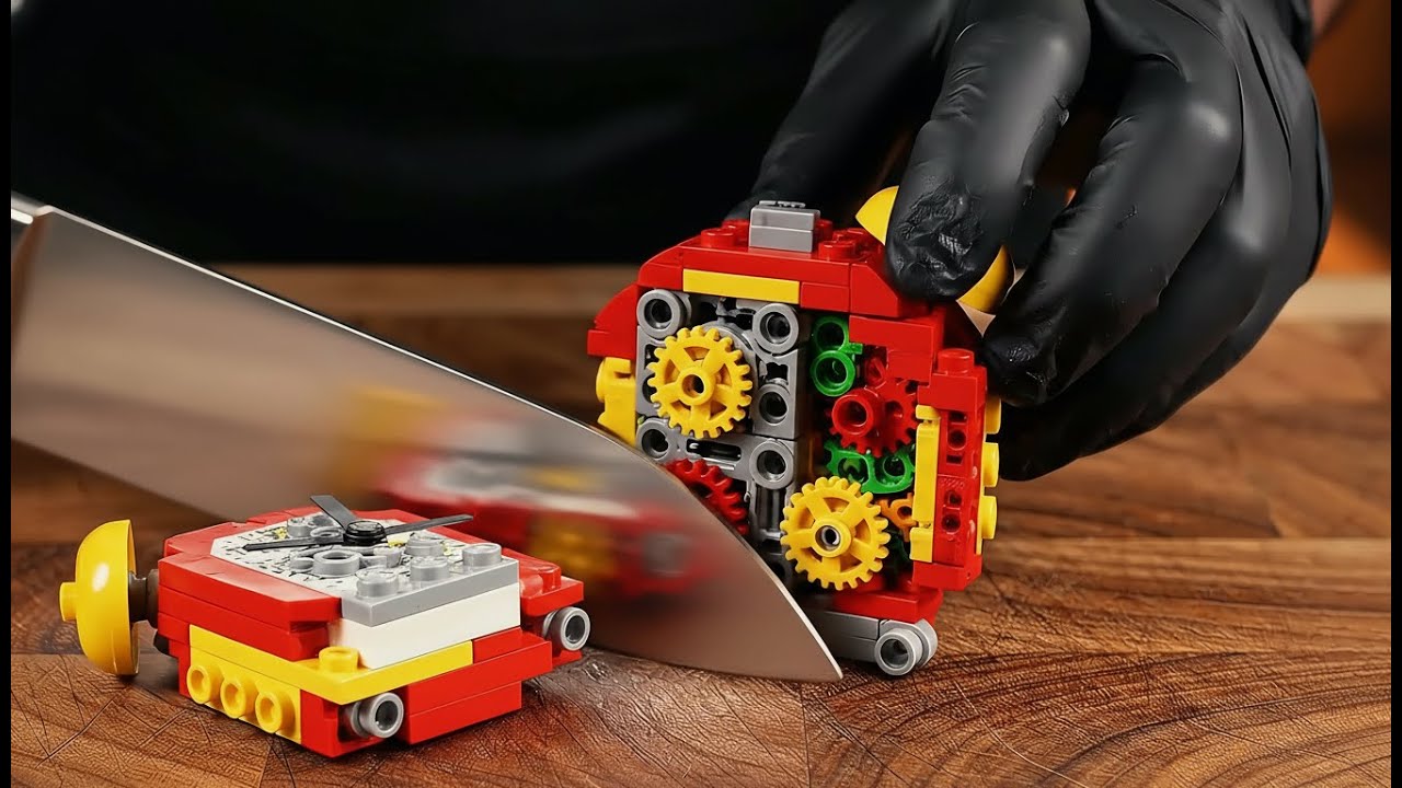 Slicing 19 LEGO Objects to See What's Inside! | Oddly Satisfying AI ...