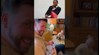 Dad vs Baby Cuteness Challenge #BabyMoments #Funny #Adorable