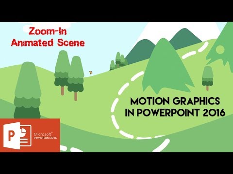 How to Create Zoom In Animated Scene in PowerPoint Animation Tutorial