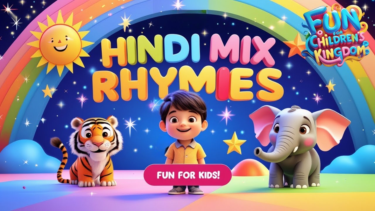 Best Hindi Mix Rhymes for Kids | Fun & Educational Songs for Children 🎶 ...
