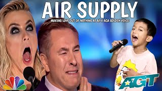 Golden Buzzer | Simon Cowell cried when he heard the song Air Supply with an extraordinary voice