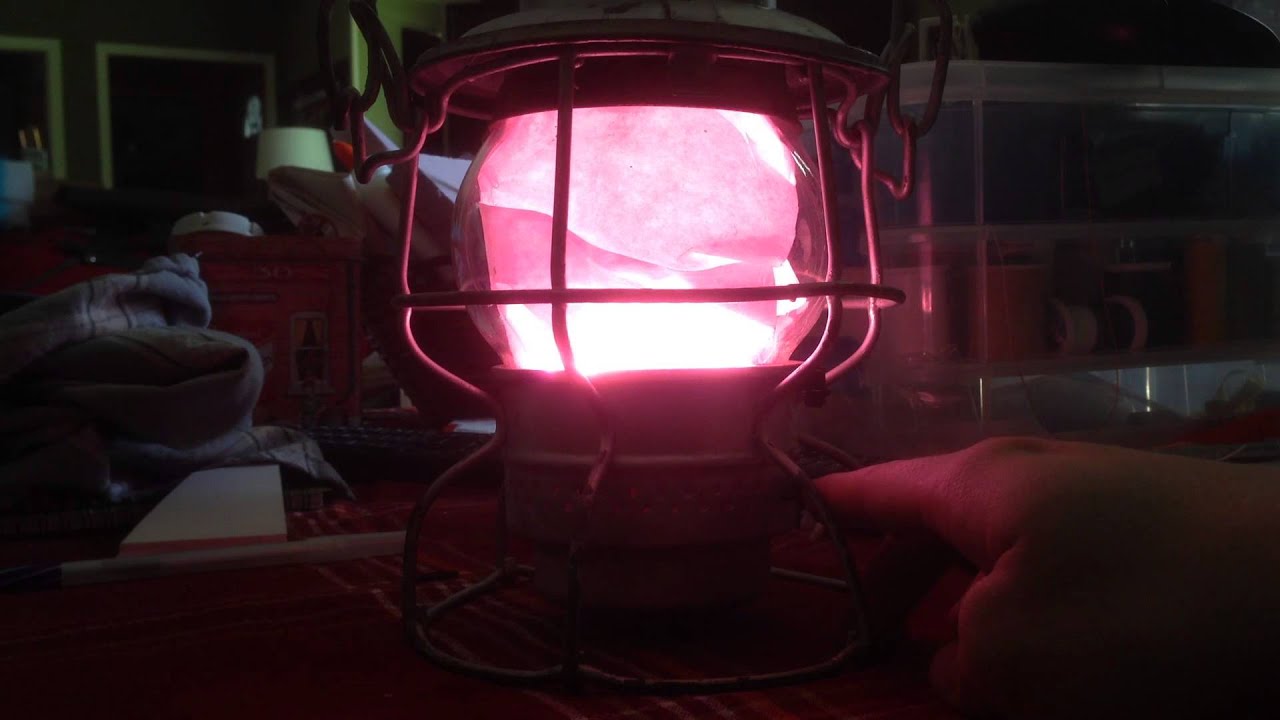Battery Powered Vintage Rail Lantern with RGB LEDs YouTube