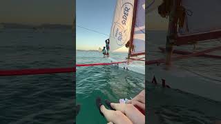 Our Paraw Sailing moments! #sunset #boracay #parawsailing #beach #beachvibes