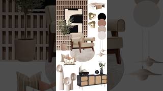 Mood Board with me✨ #moodboard #interiordesign #trendingshorts #shorts #moodboardaesthetic #home