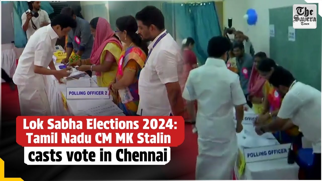 Lok Sabha Elections 2024: Tamil Nadu CM MK Stalin casts vote in Chennai ...