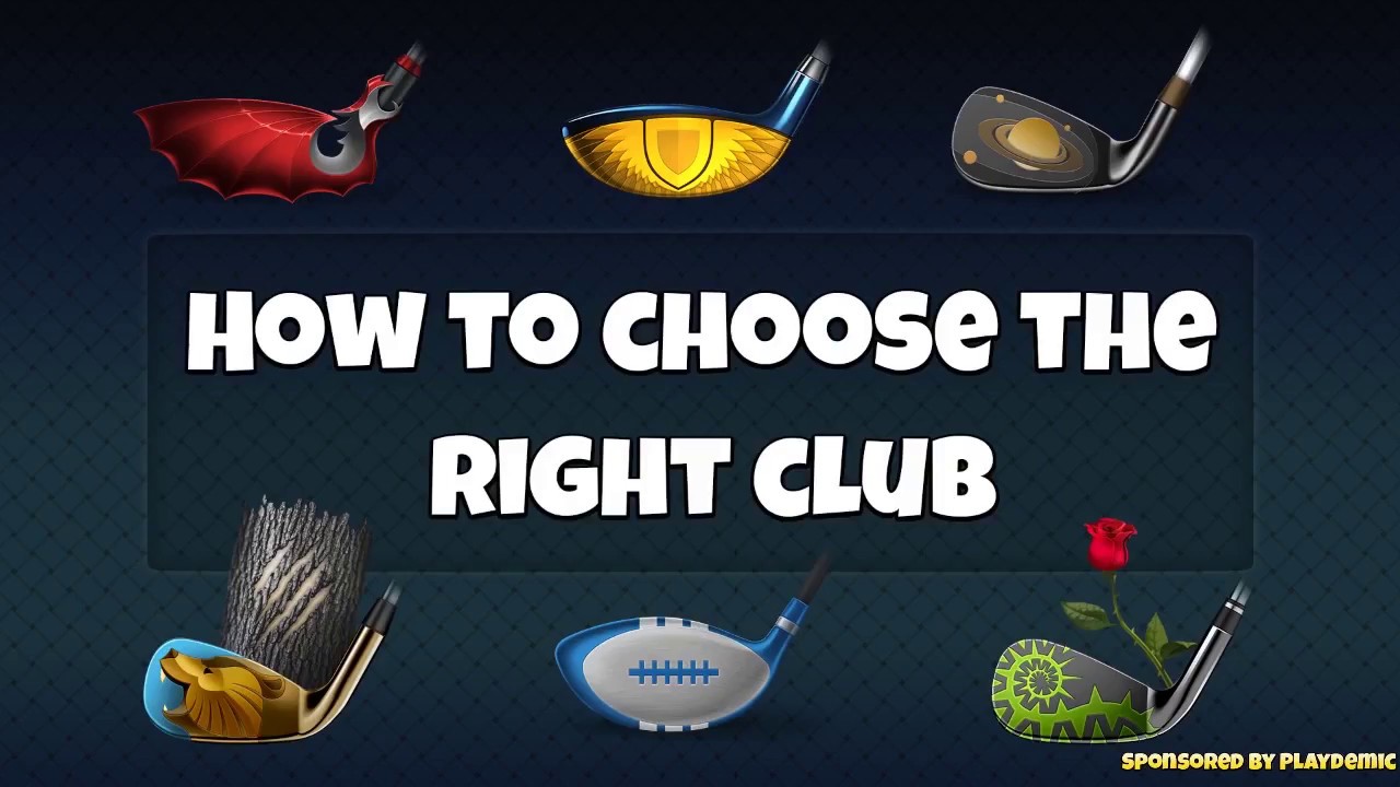 Golf Clash Guides - How to choose the right club - YouTube