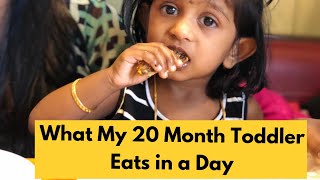 1 Year to 2 Year Old Kids Meal Plan | What My Toddler Eats in A Day | Indian Parenting Tips |