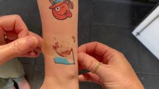 plaktattoo verwijderen bij Kidsproof.nl - YouTube