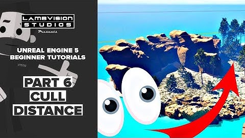 Unreal Engine 5.1 Tutorials Part 6 | Cull Distance... See Objects from Far Away!