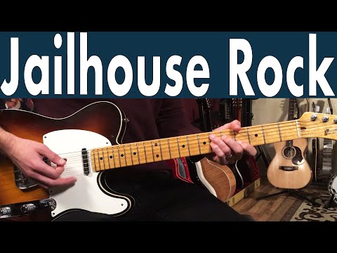 How To Play Jailhouse Rock On Guitar | Elvis Presley Guitar Lesson + Tutorial