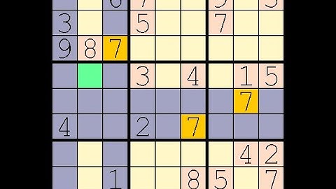 How to Solve Washington Times Sudoku Difficult  October 28, 2023