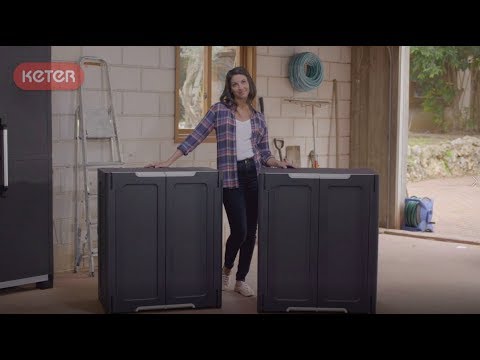 Keter Magix Tall Base And Wall Cabinet Youtube