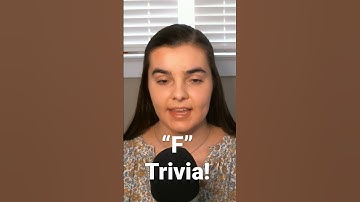 ASMR POP QUIZ! | 5 Trivia Questions That Start With F