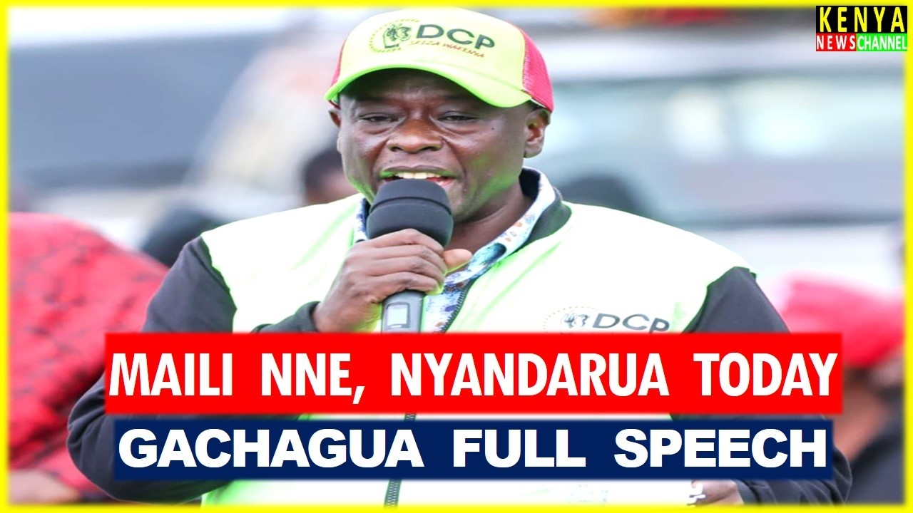 Gachagua EXPLOSIVE speech today Destroying Ruto with Kalonzo & Matiangi today at Maili Nne Nyandarua