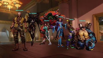 (PS4 Pro) Overwatch: CTF with FRIENDS! :D - Highlight Game 32