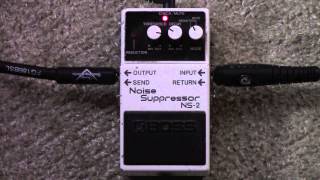 boss ns 2 noise suppressor through amps effects loop
