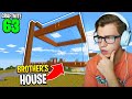 Craftnite: #63 - REACTING TO MY BROTHER'S *NEW* HOUSE... (shocking)