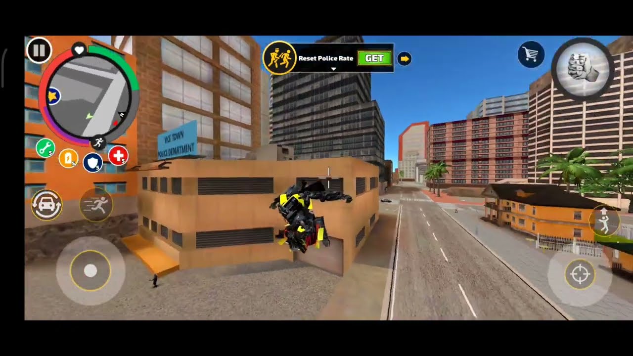 New Trick Rope Hero Takes on the Police Station Jail and Light House 😮