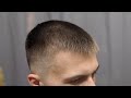 Как подстричь чёлку в короткой мужской стрижке. мужская короткая стрижка #1men's haircut