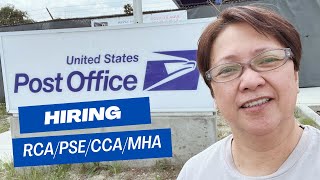 USPS IS HIRING RCA/PSE/CCA/MHA 2024