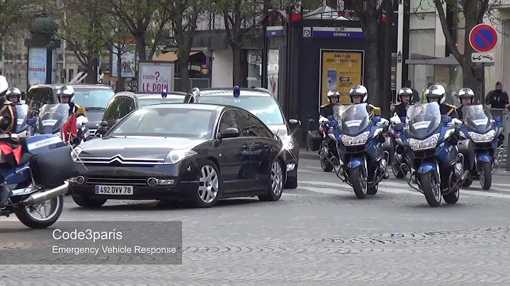 Motorcade of Chinese President Xi Jinping in Paris - DayDayNews