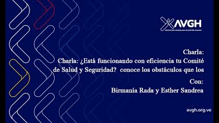 Charla: ¿Está funcionando con eficiencia tu Comité de SSL?  conoce los obstáculos que los limita.