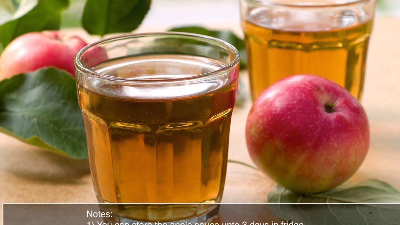 homemade apple juice