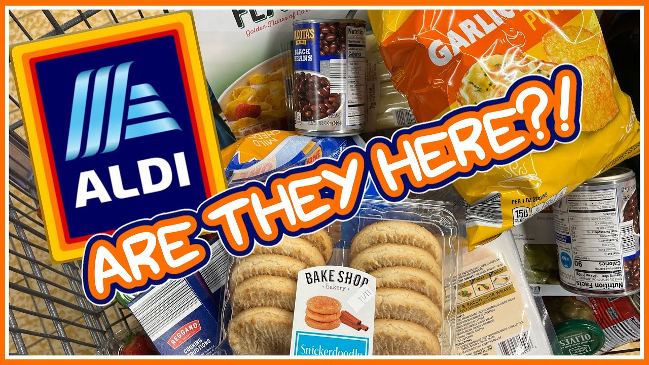 Were they set out early? Weekly ALDI Grocery Haul and Meal Plan ...