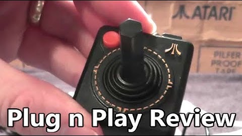 Mini Atari Key Chain Plug n Play System Review - The No Swear Gamer Ep 267