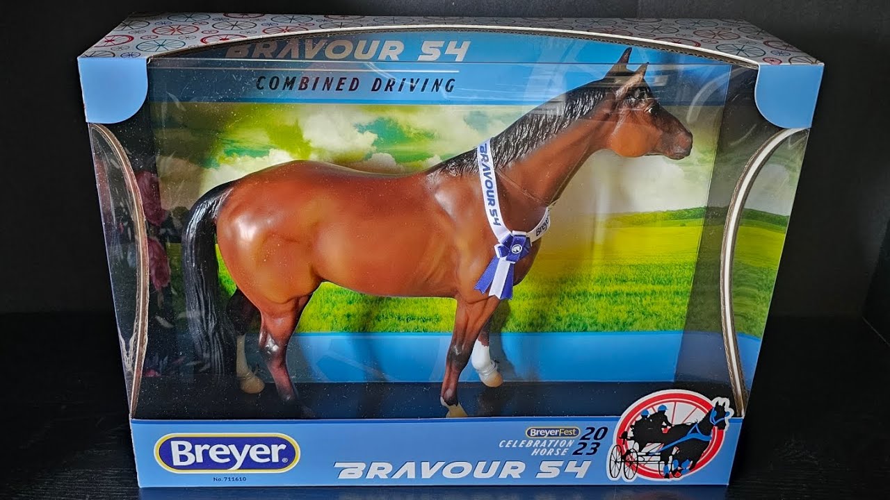 Breyer Unboxing 2023 BreyerFest Celebration Horse Bravour 54 YouTube