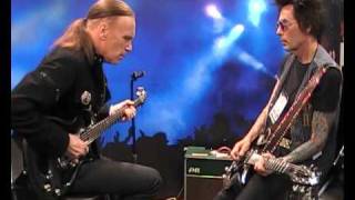 Jam with Billy Sheehan, Earl Slick and Enrico Santacatterina at the XOX Audio Tools stand at NAMM 09