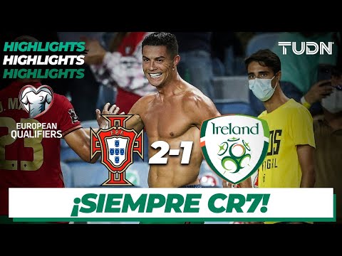 Highlights | Portugal 2-1 Rep Irlanda | UEFA European Qualifiers 2021 | TUDN