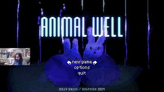 Playing Dunkey published game Animal Well