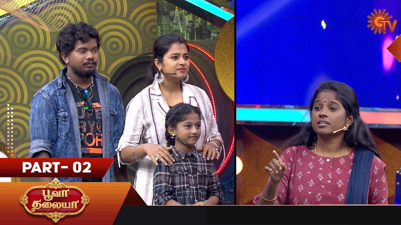 Poova Thalaiya - Full Show | Ep - 28 | Part - 01 | Reality game show | Sun TV