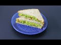 Healthy 10 Mins Sandwich Recipe - Avocado Sandwich Recipe - Healthy Sandwich Recipes For Weight Loss