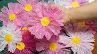 Kimie Gangiの 1年生でも作れる お花紙のコスモス Youtube