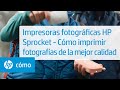 Impresoras fotográficas HP Sprocket - Cómo imprimir fotografías de la mejor calidad | HP