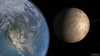 Pluto Annihilates America In Real Time - Universe Sandbox