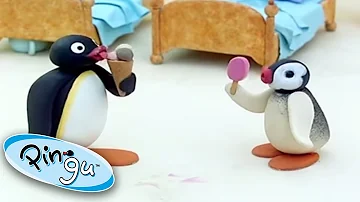 Pingu And Pinga Enjoy Ice Cream! @Pingu  | Cartoons For Kids